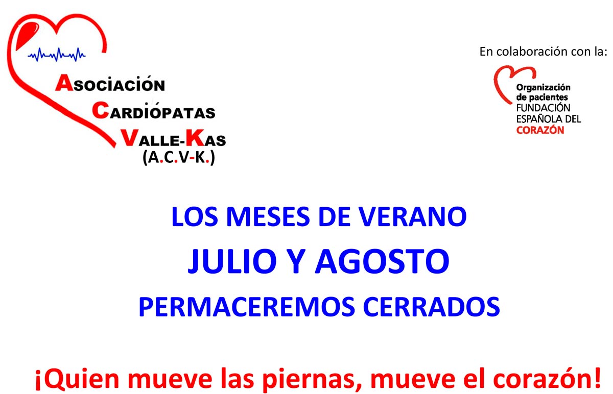 Cartel de vacaciones